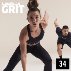 Les Mills Q4 2020 GRIT Cardio 34 New Release CA34 DVD, CD & Notes